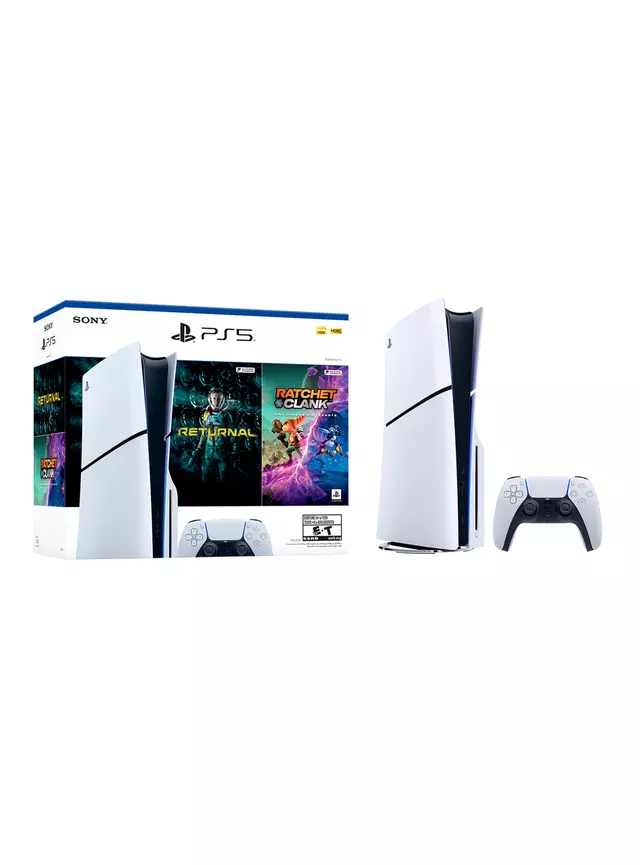 Consola PS5 Slim con 2 Juegos Edición Disco