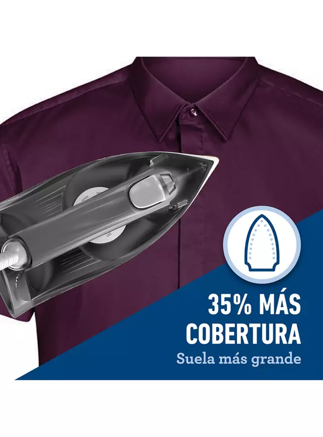 Oster Plancha de Vapor con Suela Grande de Cerámica P2501 - Imagen 5