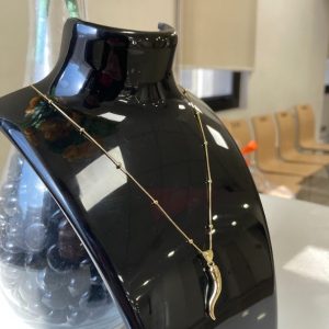Collar Baño de Oro 45 cm (Ají)