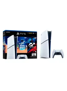 PlayStation Consola PS5 Slim Digital con ASTRO BOT y Gran Turismo 7