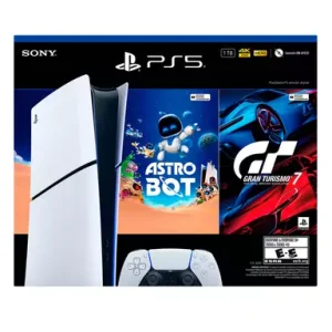PlayStation Consola PS5 Slim Digital con ASTRO BOT y Gran Turismo 7