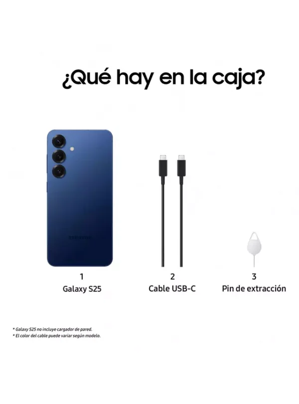 Samsung Smartphone Galaxy S25 128GB 6.2" Navy Liberado - Imagen 2