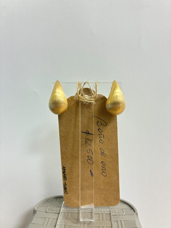 Aros Baño de oro (Gotas)