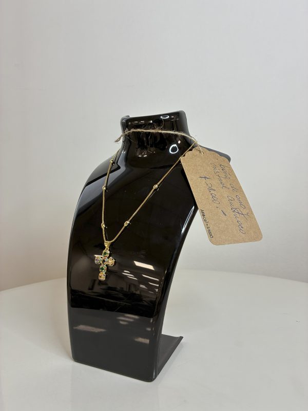 COLLAR ENTORCHADO A MANO Cruz - Imagen 2