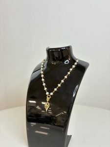 COLLAR ENTORCHADO A MANO Perlas