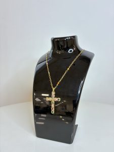 COLLAR ENTORCHADO A MANO Cruz