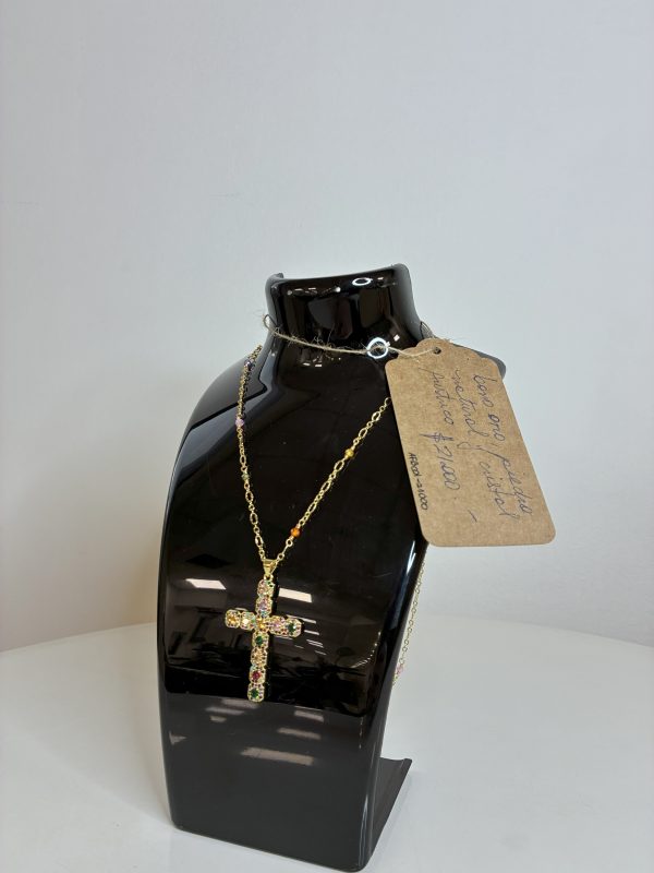 COLLAR ENTORCHADO A MANO Cruz - Imagen 3