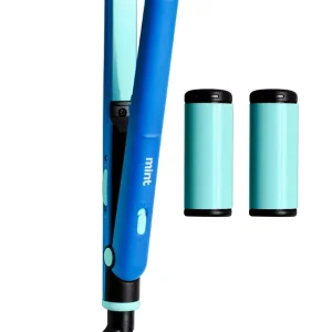 Mint Mini Alisador de Pelo 2 en 1 MHR-012 Celeste