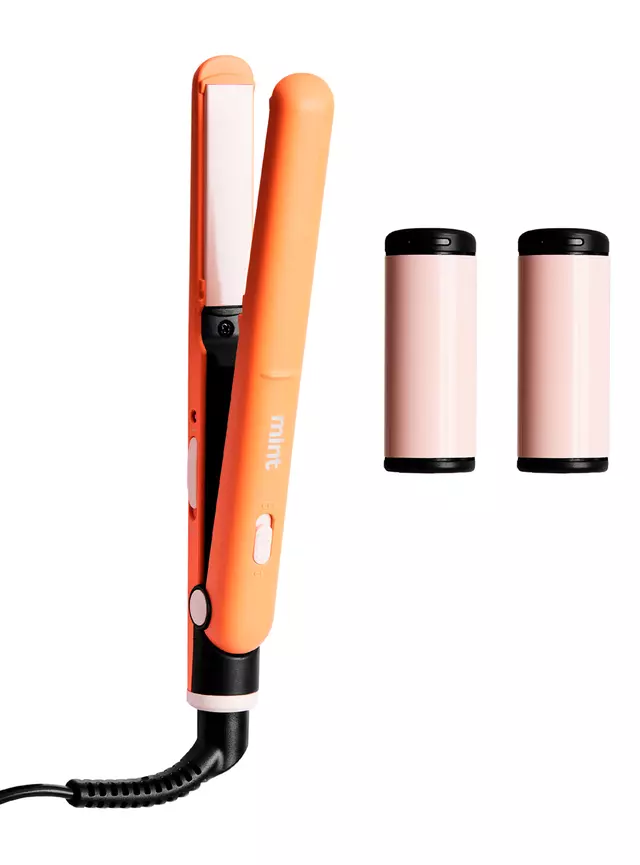 Mint Mini Alisador de Pelo 2 en 1 MHR-014 Naranja