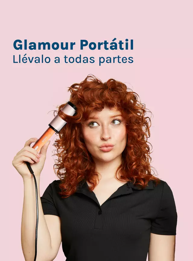 Mint Mini Alisador de Pelo 2 en 1 MHR-014 Naranja - Imagen 3