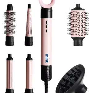 Mint Secador de Pelo Multistyler 7 en 1 1500W MHR-018 Rosado