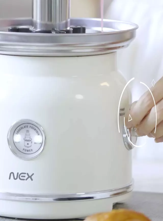 Nex Fuente de Chocolate 80W CF92 - Imagen 5