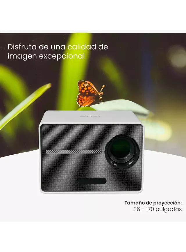 Levo Proyector Portátil Mini Halo 9000 lm Bluetooth HD - Imagen 5