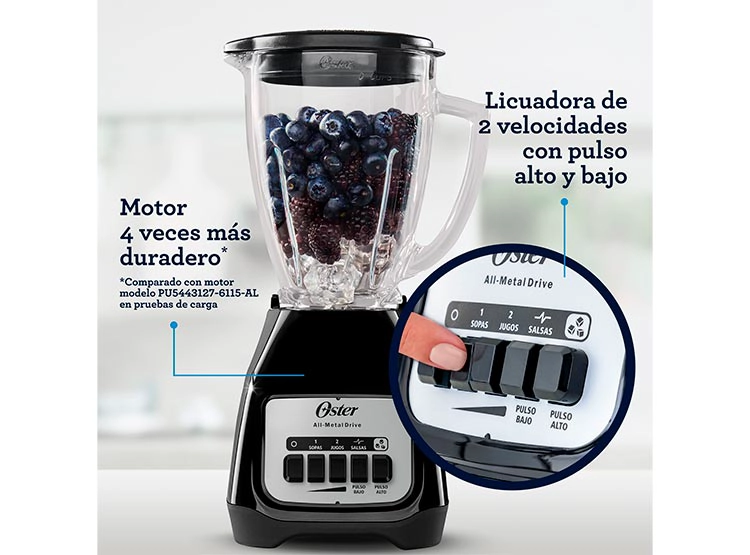 OSTER LICUADORA OSTER BLSTKAG-BPB-052 550W 1.5 L - Imagen 7