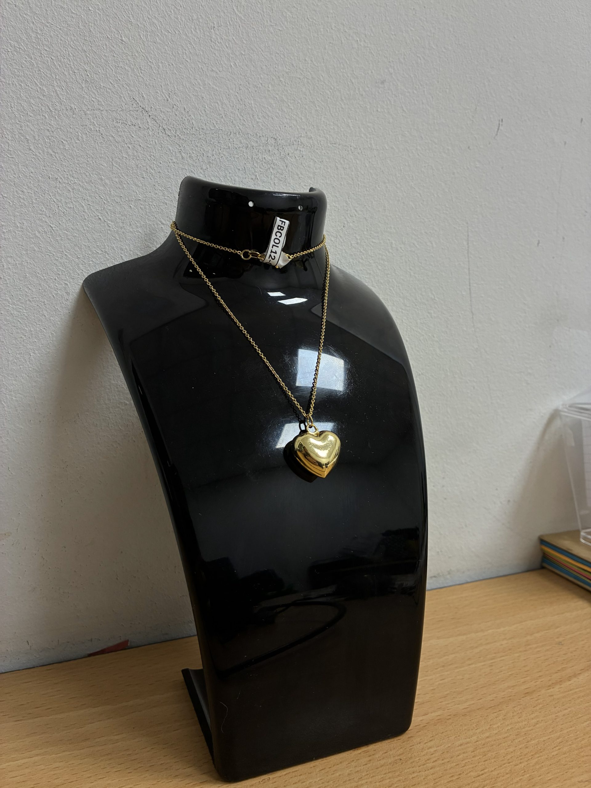 COLLARES DIJE Y BAÑO ORO CORAZÓN - Imagen 2