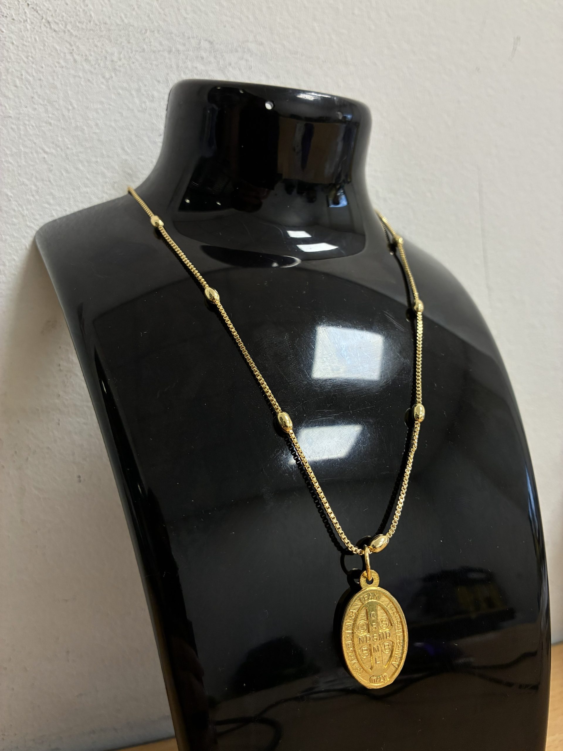 COLLARES DIJE Y BAÑO ORO CRUZ - Imagen 2