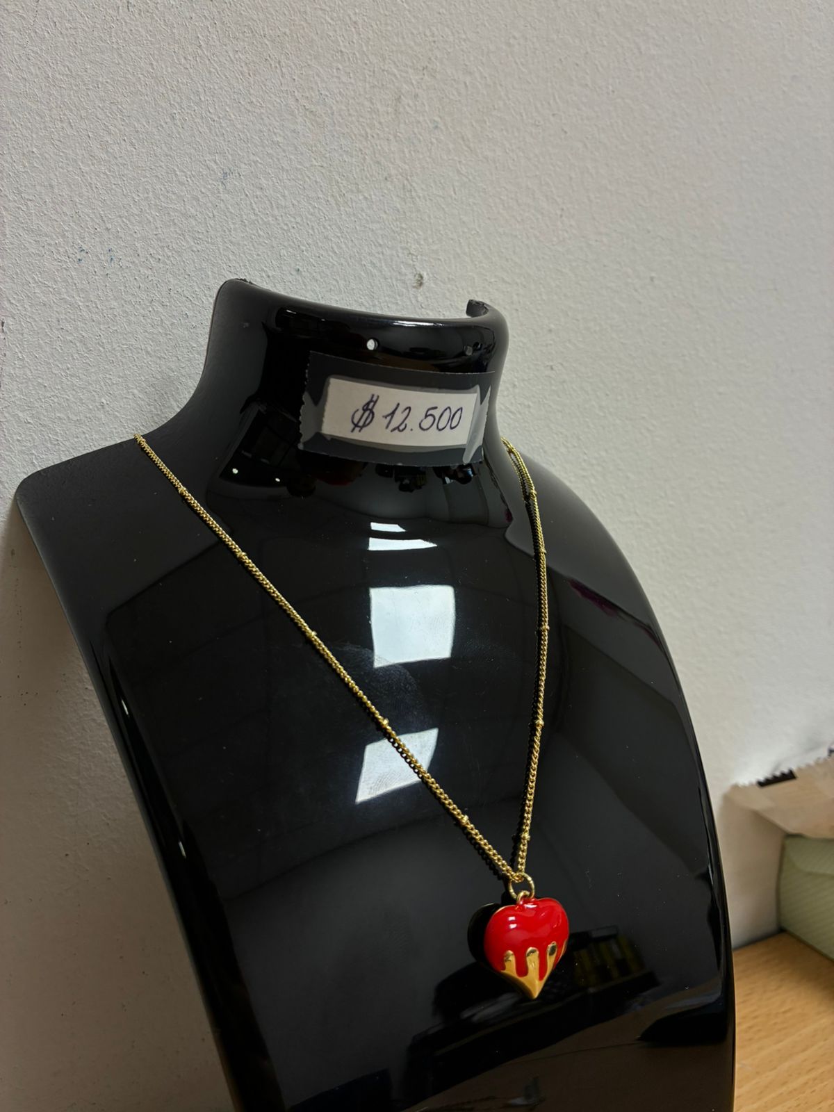 Collar Corazón Rojo - Imagen 3