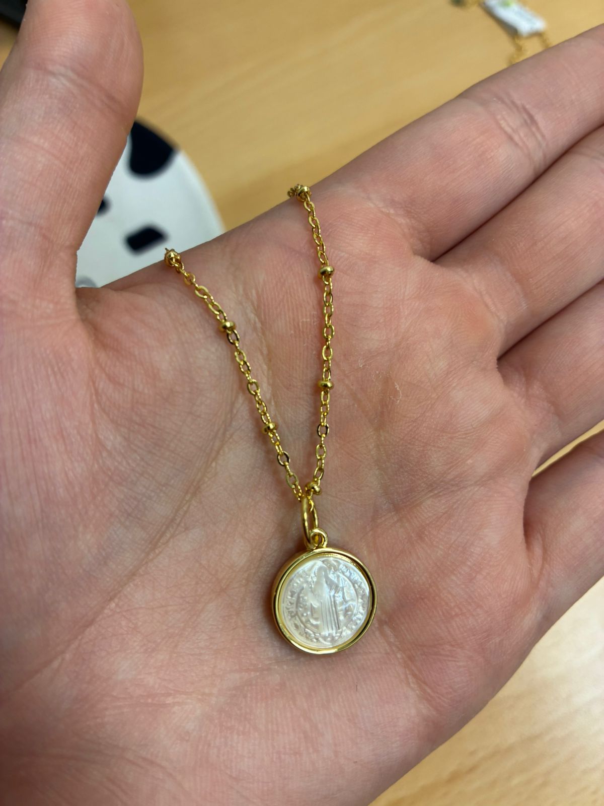 Collar virgen Color blanco - Imagen 2