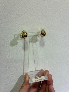 Aros bañados en Oro